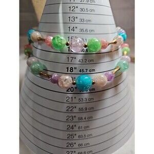 Vintage plastic beaded necklace